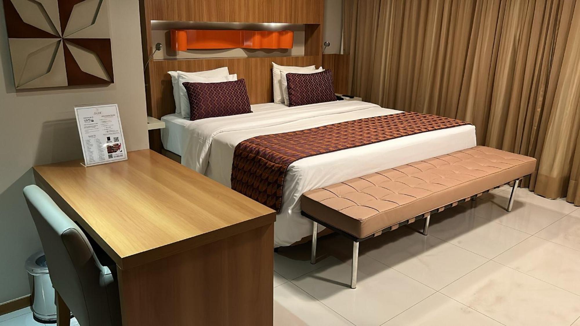 Jade Hotel Brasilia Candangolandia Dış mekan fotoğraf A bedroom at the hotel